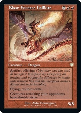 Image for Blast-Furnace Hellkite (Retro Frame) (Commander: The Brothers' War) (12) - Magic: The Gathering