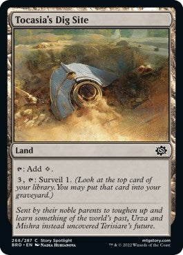 Image for Tocasia's Dig Site (The Brothers' War) (266) - Magic: The Gathering