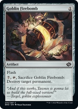 Image for Goblin Firebomb (The Brothers' War) (235) - Magic: The Gathering