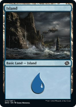 Image for Island (270) (The Brothers' War) (270) - Magic: The Gathering