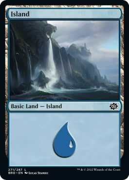 Image for Island (271) (The Brothers' War) (271) - Magic: The Gathering