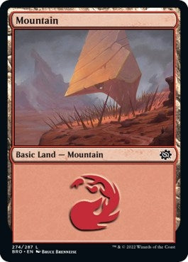 Image for Mountain (274) (The Brothers' War) (274) - Magic: The Gathering