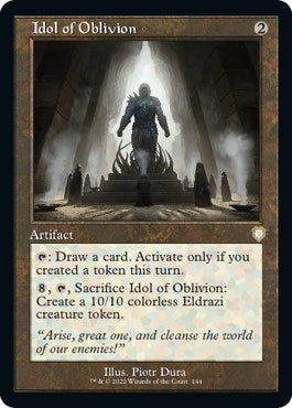 Image for Idol of Oblivion (Retro Frame) (Commander: The Brothers' War) (144) - Magic: The Gathering