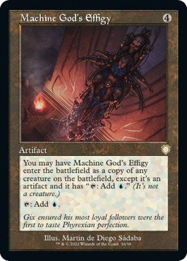 Image for Machine God's Effigy (Retro Frame) (Commander: The Brothers' War) (16) - Magic: The Gathering