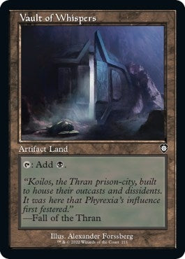Image for Vault of Whispers (Retro Frame) (Commander: The Brothers' War) (211) - Magic: The Gathering