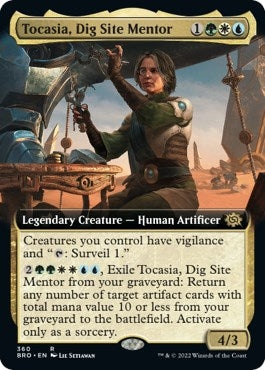 Image for Tocasia, Dig Site Mentor (Extended Art) (The Brothers' War) (360) - Magic: The Gathering