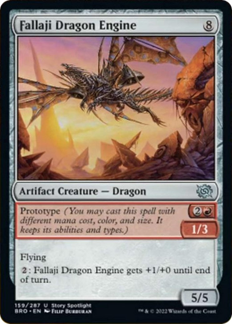 Image for Fallaji Dragon Engine (The Brothers' War) (159) - Magic: The Gathering