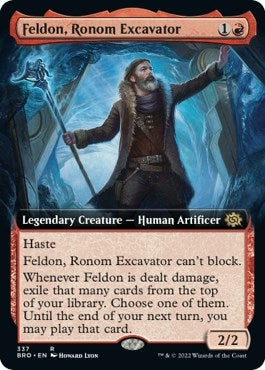Image for Feldon, Ronom Excavator (Extended Art) (The Brothers' War) (337) - Magic: The Gathering