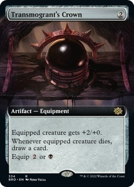 Image for Transmogrant's Crown (Extended Art) (The Brothers' War) (334) - Magic: The Gathering