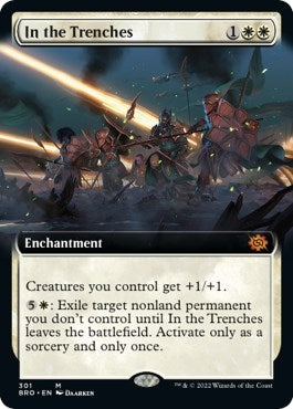 Image for In the Trenches (Extended Art) (The Brothers' War) (301) - Magic: The Gathering