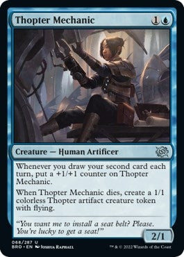 Image for Thopter Mechanic (The Brothers' War) (68) - Magic: The Gathering