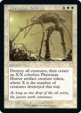 Image for Phyrexian Rebirth (Retro Frame) (Commander: The Brothers' War) (74) - Magic: The Gathering