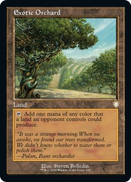 Image for Exotic Orchard (Retro Frame) (Commander: The Brothers' War) (185) - Magic: The Gathering