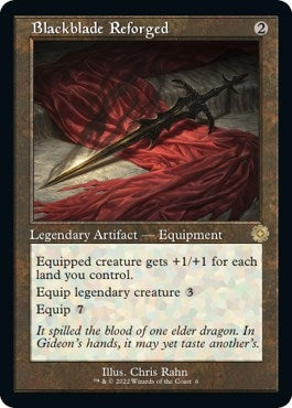 Image for Blackblade Reforged (The Brothers' War: Retro Frame Artifacts) (6) - Magic: The Gathering