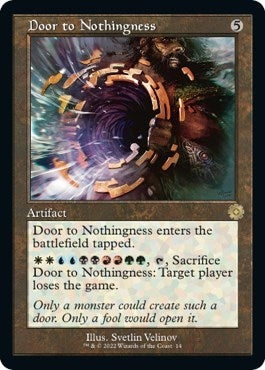 Image for Door to Nothingness (The Brothers' War: Retro Frame Artifacts) (14) - Magic: The Gathering