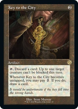 Image for Key to the City (The Brothers' War: Retro Frame Artifacts) (27) - Magic: The Gathering