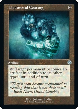 Image for Liquimetal Coating (The Brothers' War: Retro Frame Artifacts) (28) - Magic: The Gathering
