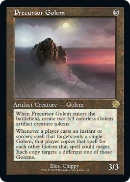 Image for Precursor Golem (The Brothers' War: Retro Frame Artifacts) (42) - Magic: The Gathering