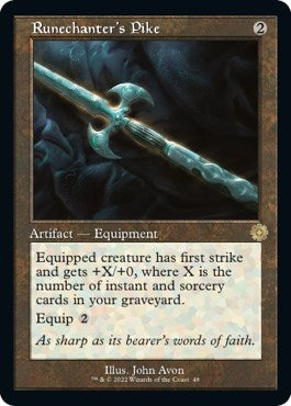 Image for Runechanter's Pike (The Brothers' War: Retro Frame Artifacts) (48) - Magic: The Gathering