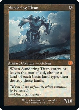 Image for Sundering Titan (The Brothers' War: Retro Frame Artifacts) (57) - Magic: The Gathering