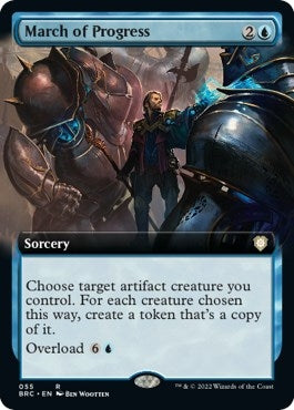 Image for March of Progress (Extended Art) (Commander: The Brothers' War) (55) - Magic: The Gathering