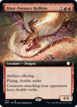 Image for Blast-Furnace Hellkite (Extended Art) (Commander: The Brothers' War) (59) - Magic: The Gathering