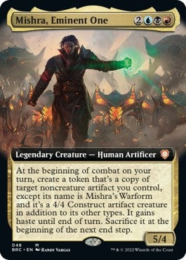 Image for Mishra, Eminent One (Extended Art) (Commander: The Brothers' War) (48) - Magic: The Gathering