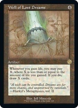 Image for Well of Lost Dreams (Schematic) (The Brothers' War: Retro Frame Artifacts) (125) - Magic: The Gathering