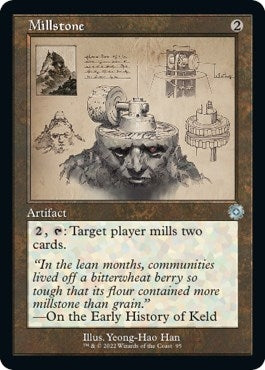 Image for Millstone (Schematic) (The Brothers' War: Retro Frame Artifacts) (95) - Magic: The Gathering