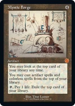 Image for Mystic Forge (Schematic) (The Brothers' War: Retro Frame Artifacts) (99) - Magic: The Gathering