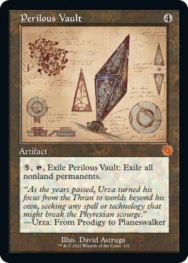 Image for Perilous Vault (Schematic) (The Brothers' War: Retro Frame Artifacts) (101) - Magic: The Gathering