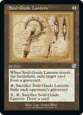 Image for Soul-Guide Lantern (Schematic) (The Brothers' War: Retro Frame Artifacts) (117) - Magic: The Gathering