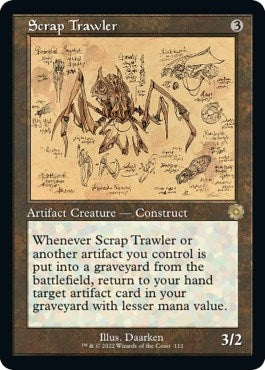 Image for Scrap Trawler (Schematic) (The Brothers' War: Retro Frame Artifacts) (112) - Magic: The Gathering