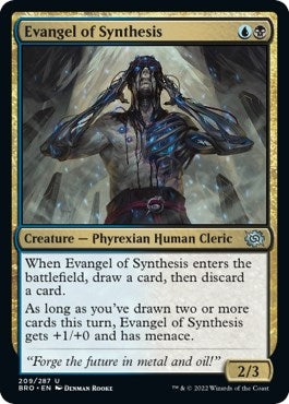 Image for Evangel of Synthesis (The Brothers' War) (209) - Magic: The Gathering