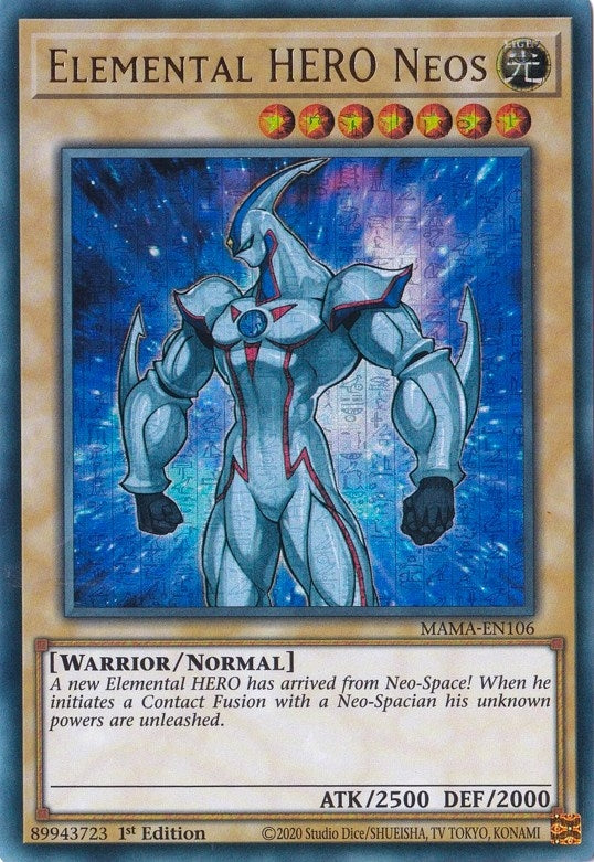 Image for Elemental HERO Neos (Ultra Pharaoh's Rare) (Magnificent Mavens) (MAMA-EN106) - YuGiOh