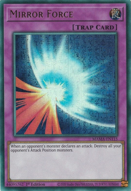 Image for Mirror Force (Ultra Pharaoh's Rare) (Magnificent Mavens) (MAMA-EN115) - YuGiOh