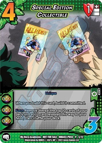 Image for Special Edition Collectible (Plus Ultra Pack 3) (UniVersus: My Hero Academia Promo Cards) (MHA-PU03 P 5/12) - UniVersus