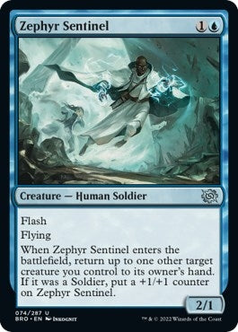 Image for Zephyr Sentinel (The Brothers' War) (74) - Magic: The Gathering