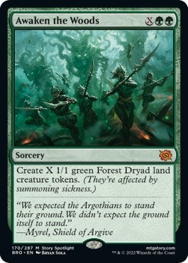 Image for Awaken the Woods (The Brothers' War) (170) - Magic: The Gathering