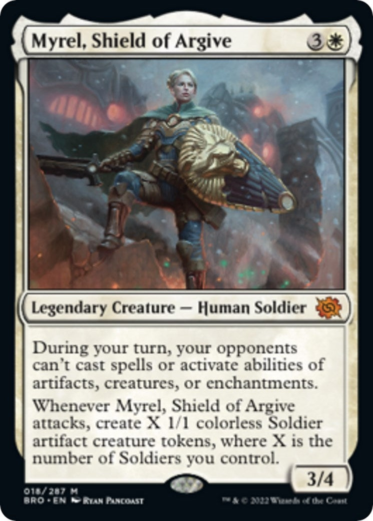 Image for Myrel, Shield of Argive (The Brothers' War) (18) - Magic: The Gathering