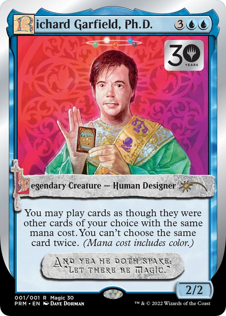 Image for Richard Garfield, Ph.D. (30th Anniversary Promos) (1) - Magic: The Gathering