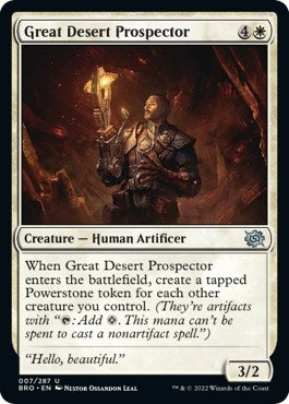 Image for Great Desert Prospector (The Brothers' War) (7) - Magic: The Gathering