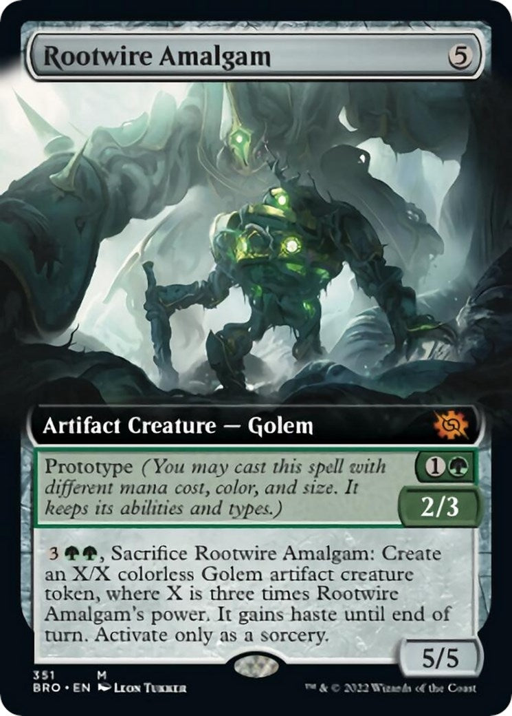 Image for Rootwire Amalgam (Extended Art) (The Brothers' War) (351) - Magic: The Gathering