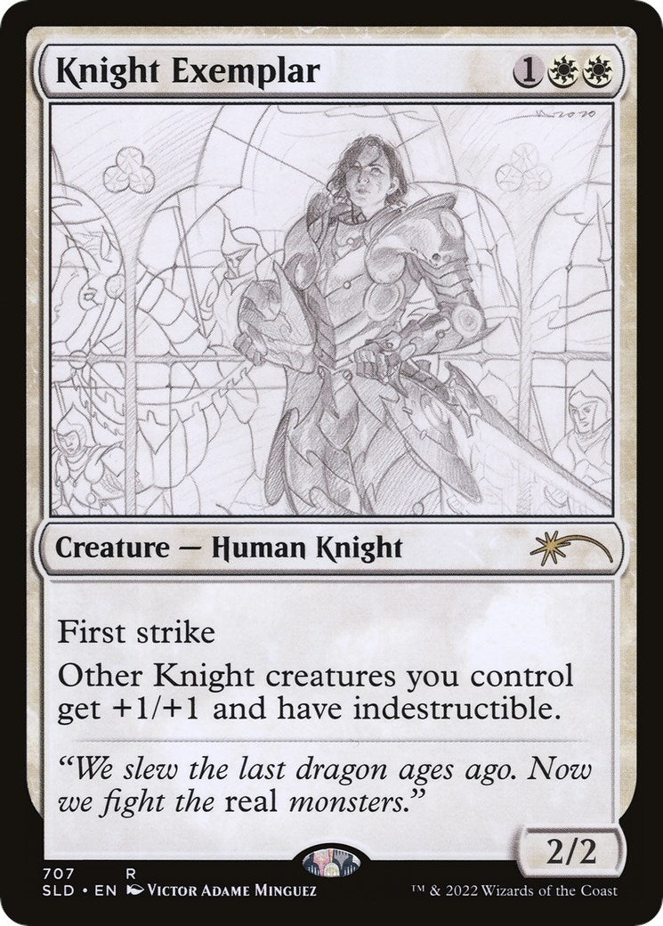 Image for Knight Exemplar (707) (Secret Lair Drop Series) (707) - Magic: The Gathering