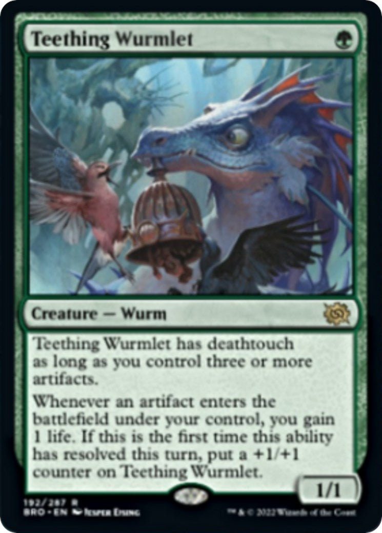 Image for Teething Wurmlet (The Brothers' War) (192) - Magic: The Gathering