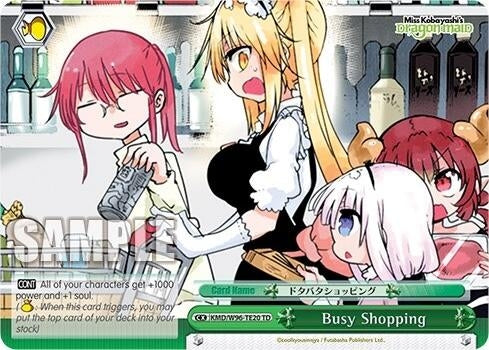 Image for Busy Shopping (Miss Kobayashi's Dragon Maid) (KMD/W96-TE20 TD) - Weiss Schwarz