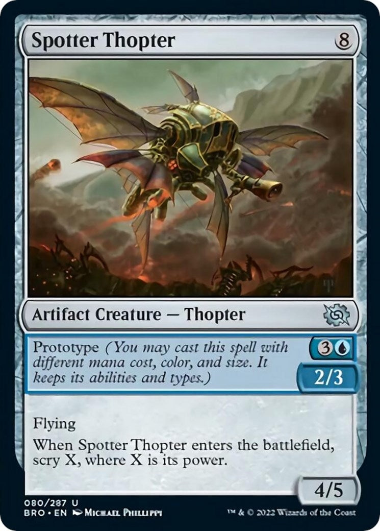 Image for Spotter Thopter (The Brothers' War) (80) - Magic: The Gathering