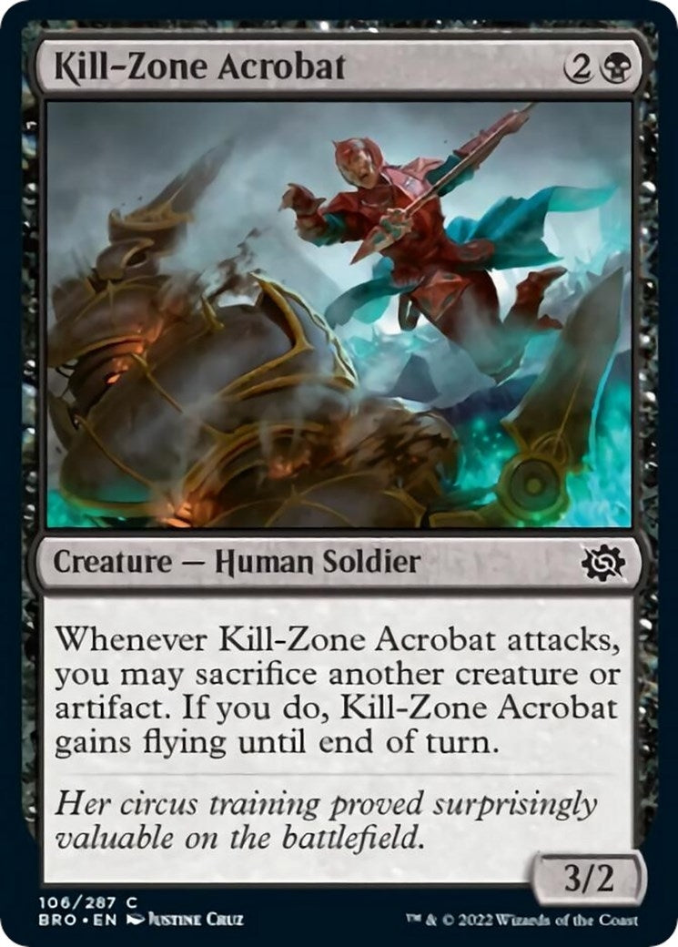 Image for Kill-Zone Acrobat (The Brothers' War) (106) - Magic: The Gathering
