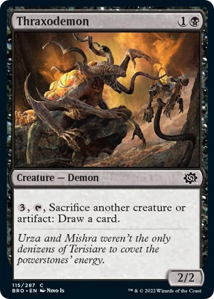 Image for Thraxodemon (The Brothers' War) (115) - Magic: The Gathering