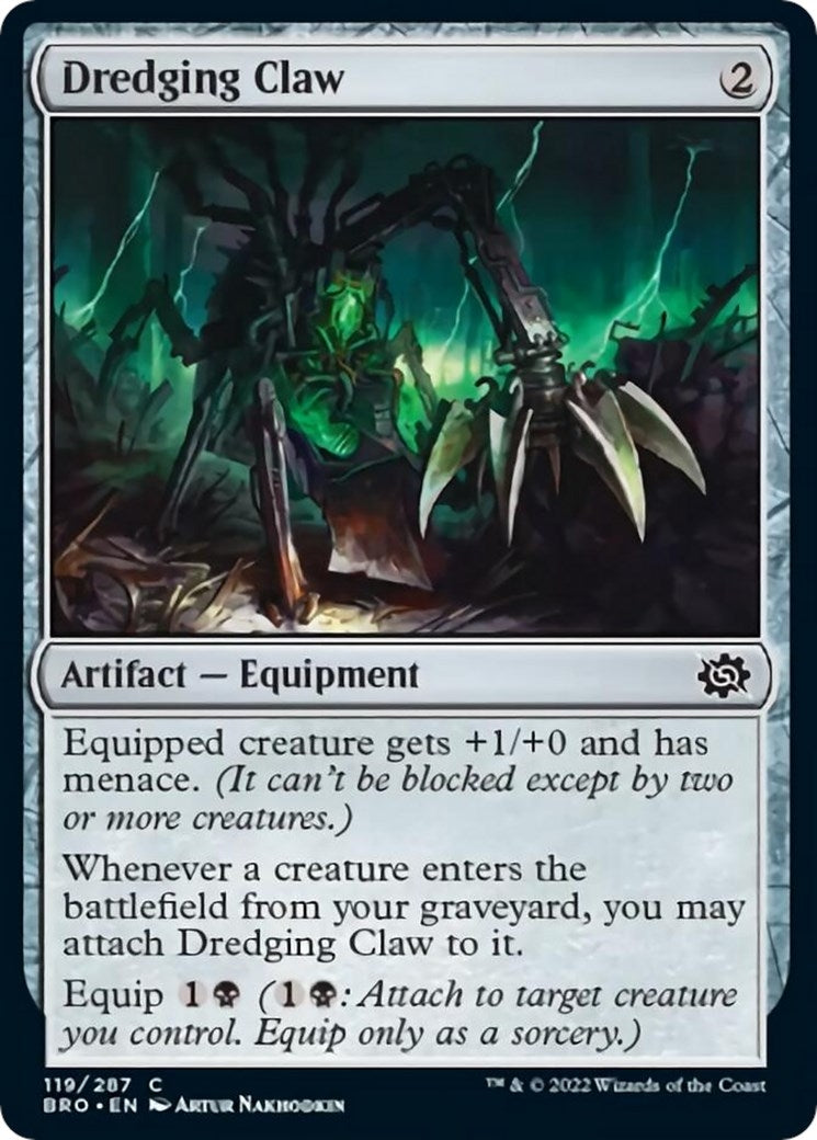 Image for Dredging Claw (The Brothers' War) (119) - Magic: The Gathering